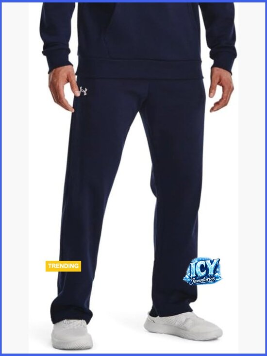 Men's Rival Fleece Pants - Mid-Weight Cotton-Polyester Blend Sweatpants with